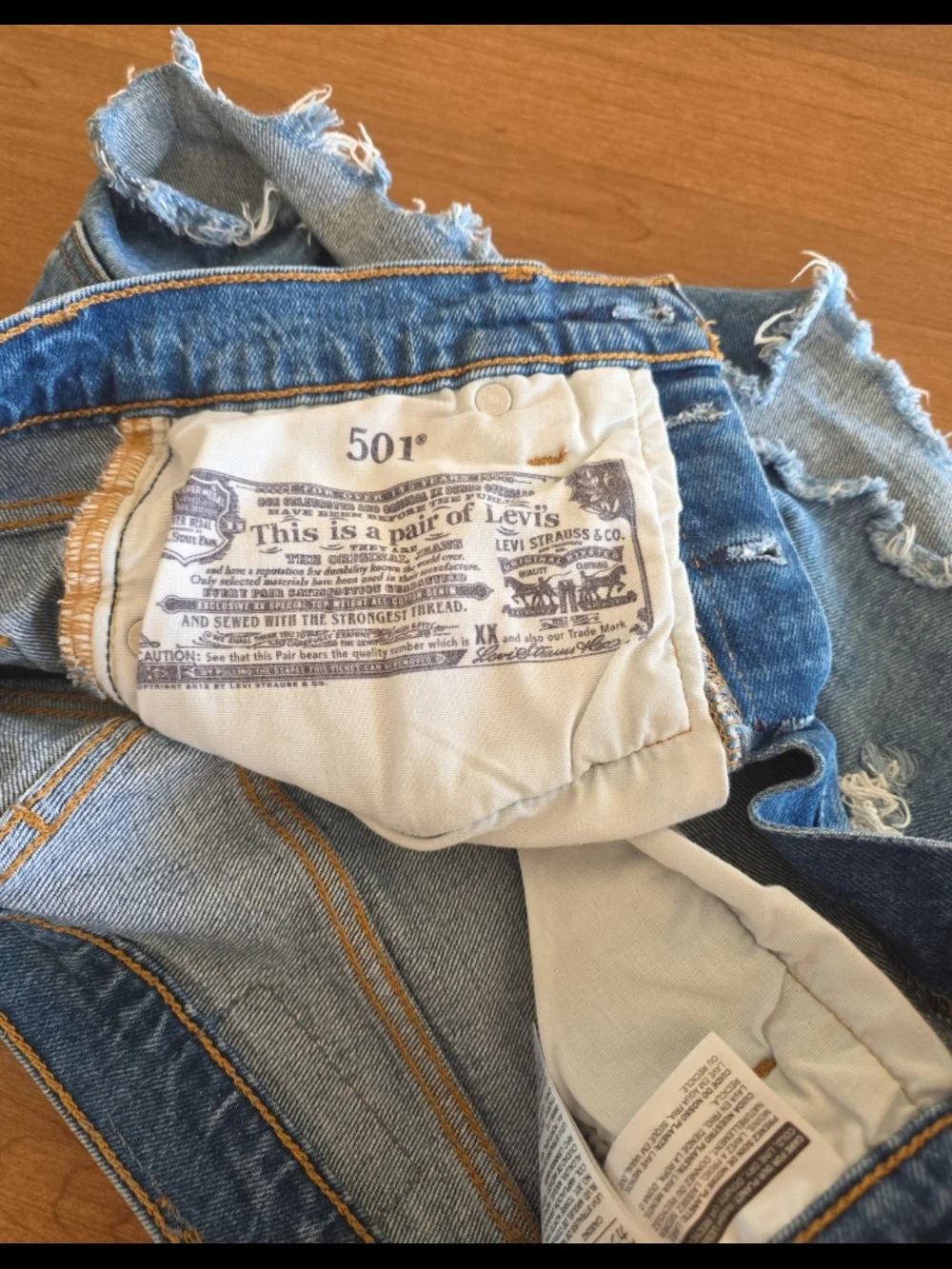 Levis Girls Jean Shorts